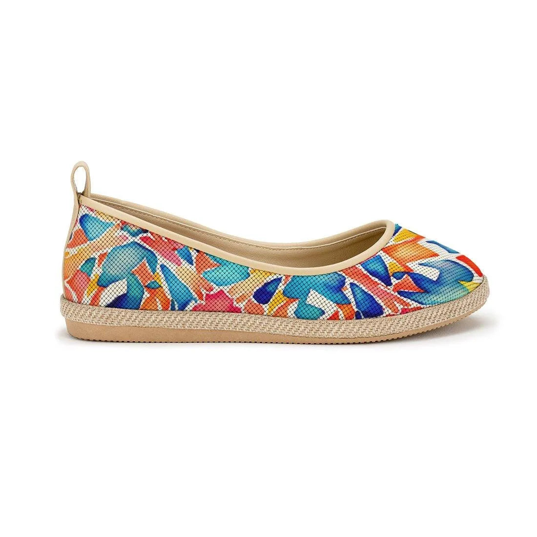 Beige Voyage Round Toe Texture - CANVAEGYPT