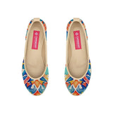 Beige Voyage Round Toe Texture - CANVAEGYPT