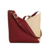 Bicolor Triangles Bags DR with Beige