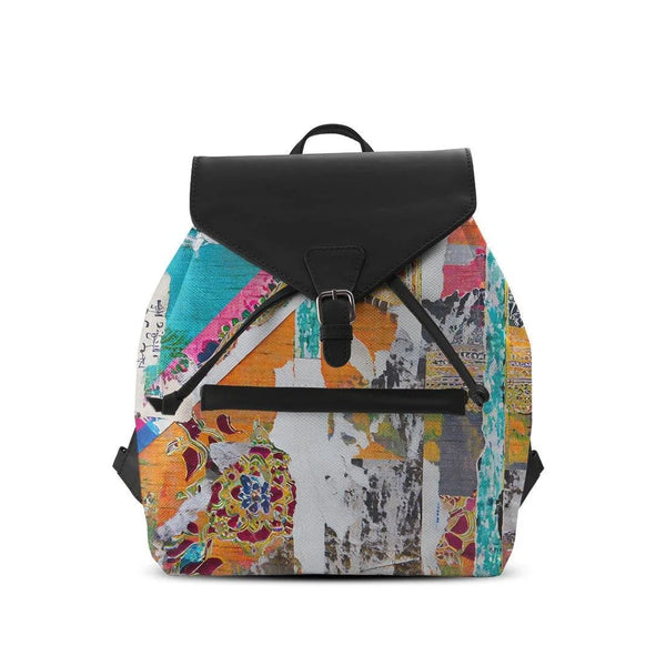 Black Aurora Backpack Cracked - CANVAEGYPT