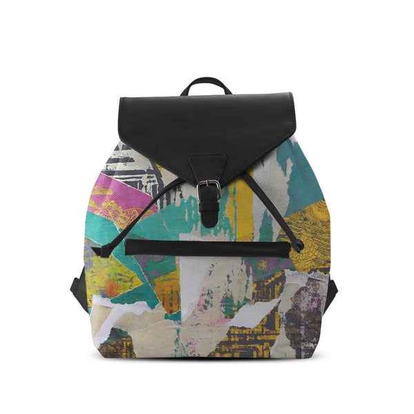 Black Aurora Backpack Old Paper - CANVAEGYPT