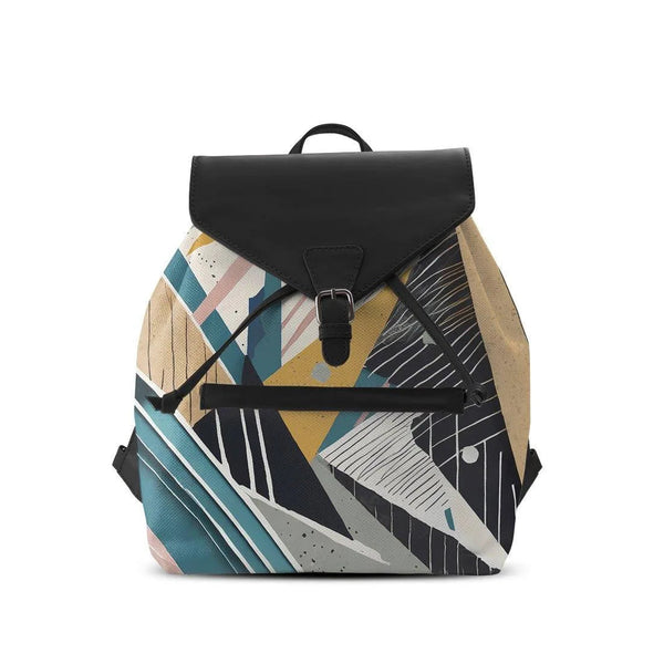Black Aurora Backpack Scratchline - CANVAEGYPT