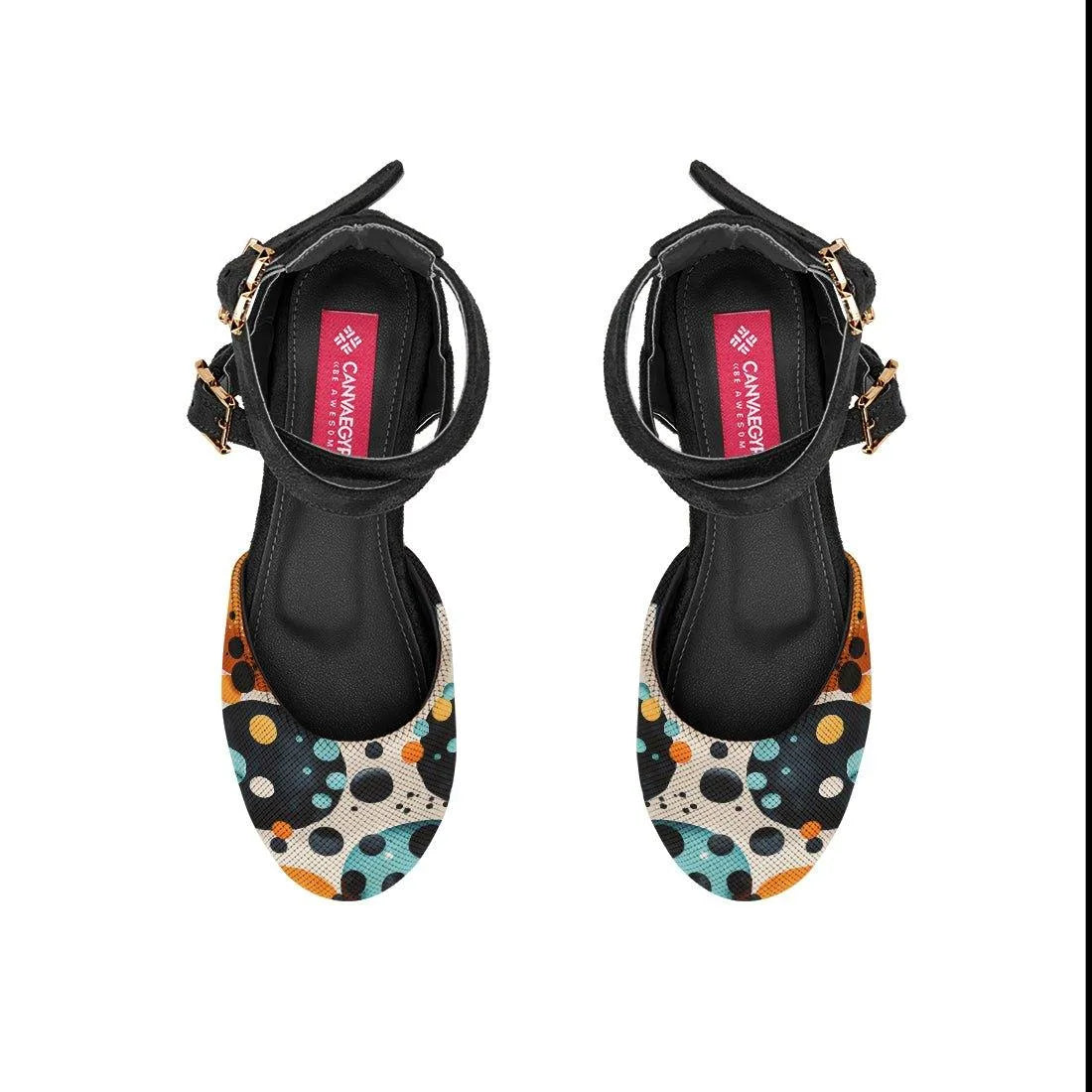 Black Chunky Sandal Bubbles - CANVAEGYPT