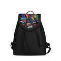 Black City Serenade Backpack Abstract Nightmares